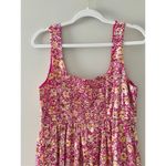 Band Of The Free Floral Mini Corset Dress Size Large Bubble Pink Yellow NEW Photo 7