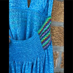 Pitusa Mini Halter Dress in Blue small/medium Blue Photo 7