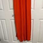 Free People  Red / Coral Halter Neck Jumpsuit Photo 5