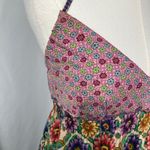 Lucky Brand Floral Maxi Dress Halter Neck Boho Festival Size XS Y2K Photo 2