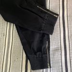 J Brand Arkin Zip Ankle Jogger Pants Black sz 31 Casual Comfy Athleisure Utility Photo 7