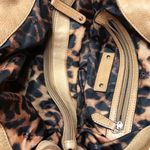 B Makowsky Tan Leather Shoulder Bag Photo 8