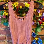 Dance & Marvel Knit Crop Top Pink Barbiecore Photo 0