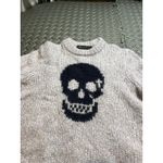 Skull Cashmere  Madonna Skull Knit Sweater in Lilac/Navy Size Womens XS‎ Photo 2