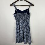 Old Navy Babydoll Sundress Women M Navy Blue White Daisy Floral Y2K Cottagecore Photo 2