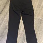 Lululemon Athletica Black Leggings with Logo Detail Photo 1