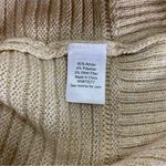 Nine West  Cream Tan Ribbed Sweater Photo 6