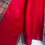 Nordstrom Colorful Tweed 100% Silk Blazer Jacket Lightweight Bold Maximal Sz XL Photo 6