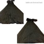 VINTAGE 1990'S JEFFREY & DARA BLACK EVENING DRESS W/ OSTRICH FEATHER ACCENTS (6) Photo 10