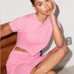 LNA  • Pink Alek Cutout Short Sleeve Dress Photo 8