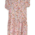 Petal and Pup NWT  Kelda Floral Maxi Dress Sz M Pale‎ Pink Feminine Prairie Boho Photo 0