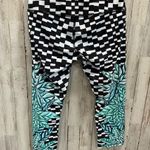 Mara Hoffman Botanica Cropped Leggings Checker Leaf Print Womens Small Low Rise Photo 1
