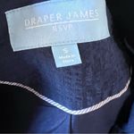 Draper James  RSVP Textured  Blue Blazer w/gold color button SZ S Photo 5