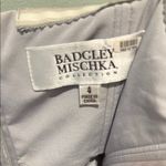 Badgley Mischka Elegant Lace Strapless Dress in Light Gray Photo 1