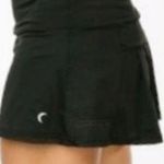 Zyia  Active Chill Clubhouse Athletic Skort Size XL Black Tennis Pickleball Golf Photo 0
