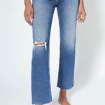 RE/DONE  70s Ultra High Rise Stove Pipe Vintage jeans Indigo Destroy size 28 DR Photo 0