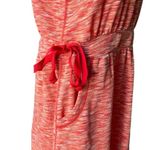 ExOfficio Coral/Orange Side Tie Tank Dress, Sz L Size L Photo 9