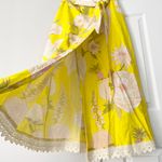 Farm Rio Garden Linen Blend Wrap Skirt, Size L Photo 6