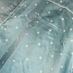 Norm Thompson Gown Vintage Polka Dot Lace Long 90s Women L Blue Size L Photo 4