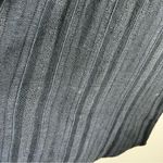 Cut Loose Lagenlook Tunic Dress Black Gray Fade Textured Front Button Medium Photo 5