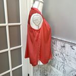 Milly  Coral Melon Camila Silk Sleeveless Blouse Size 6 Small NWT Photo 4