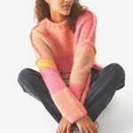 Free People Domino Prairie Sunset Alpaca Wool Blend Pullover Sweater Photo 0