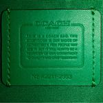 Green Leather Dome Shaped Katy Satchel 2553 & COACH Green Wristlet Photo 14