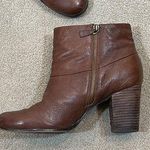 Cole Haan Nike Air Heeled Brown Ankle Vintage Cassidy Booties Women Size 9.5B Photo 0