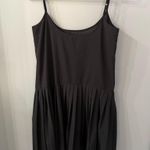 All Saints Drop Waist Pleated Swing Dress Black Size 6 Photo 2