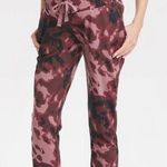 NEW Isabel Maternity Burgundy Pink Tie Dye Jogger Pants MEDIUM Purple Size undefined Photo 0