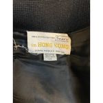 Sears Hong Kong Beaded Flower Embellished Black Wool Jacket Size Medium Photo 4