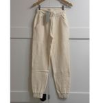 Negative Underwear Waffle Knit Jogger in Cream, Size X Photo 4