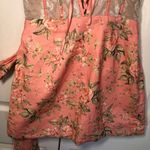 NWT Full Bloom Floral Lace Corset Wrap Mini Dress Size M White Size M Photo 9