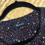 Madewell ‎ studio ruffle hem blouse in starry night Photo 2
