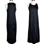 Madewell  Maxi Dress Black Tank Sleeveless Minimalist Casual Cotton Round Neck 0 Photo 2