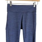 Outdoor Voices  Tech Sweat 7/8 Crop Baltic Blue Space Dye Athletic Leggings XS Photo 2