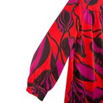 Who What Wear Milanese Floral Mini Dress XS Long Sleeve Multicolor Vibrant Photo 12