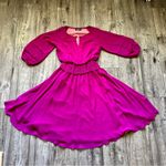 Vintage 1970s magenta silk disco dress Photo 8