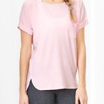 Gapfit Breathe Rolled Sleeve Shirt Light Pink Photo 0