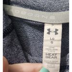 Under Armour Hoodie HeatGear Long Sleeve Pullover Athletic Top Gray L Photo 2