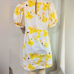 A New Day  summer  floral print yellow dress size Small puffy sleeve Photo 10