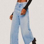 Mother SNACKS! the dinner bell Wide Leg Crop Jeans Y2K Streetwear – Sz 32 NWT Blue Photo 0
