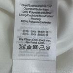 DKNY  | Size 12 | White Chiffon Dot Sleeveless Asymmetrical Midi Wrap Dress Photo 8