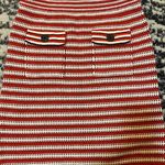 Self Portrait Self-Portrait Striped Knit Miniskirt size L Photo 2
