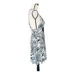 Marciano  Black and White Zebra Print Backless Dress Size M Photo 3
