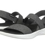 Skechers - ON The GO 600-15310BKW Color: Gray Black Size: 8 EUC Sandals women’s Photo 1