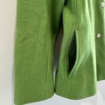 Guess  Vibrant Green Pea Coat women’s size medium Photo 10