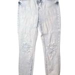 L'Agence  Denim Jeans Acid Wash 5 Pocket High Rise Distressed Photo 9