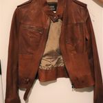 Claudio Iacovelli Leather Jacket Brown Size M Photo 0