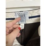 Gap Y2K  Chocolate Brown Corduroy Cropped Pants Size 8 Fall 2004 Stretch Photo 3